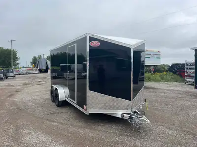 LEGACY LITE 7' X 16' TANDEM AXLE ALL-ALUMINUM CARGO TRAILER WITH REAR RAMP DOOR, AND 6in. EXTRA HEIG...