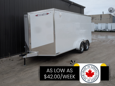 Welcome to Vehicle Venture. 2026 WEBERLANE 7'X16' ALUMINUM SERIES ENCLOSED CARGO TRAILER W/6" EXTRA...