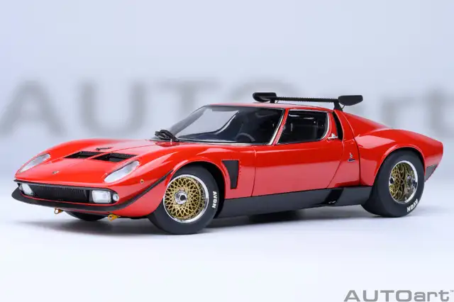 LAMBORGHINI MIURA JOTA SVR RED 1:18 AUTOART MODELS NEW RELEASE in Arts & Collectibles in City of Toronto - Image 2