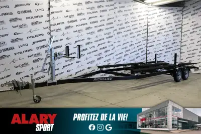 Alary Sport Cette REMORQUE RICHELIEU POUR PONTON 2025 est disponible DÈS MAINTENANT! Contactez-nous...