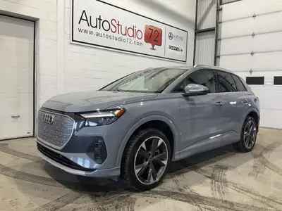 // JAMAIS ACCIDENTÉ! //Ce Audi Q4 e-tron 2024 usagé, offert chez AutoStudio 72 à Mirabel, propose un...