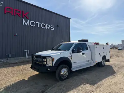 2019 Ford F-450 XLT Service Truck 6.7L Powerstroke Diesel Engine 4x4 Automatic Transmission Extended...