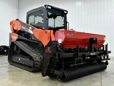 Seed large areas quickly, uniform coverage, excellent germination rates. Can be used on skid steer o...