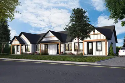 17 Ch. Pat, Austin Le prix est + TPS / TVQ. En construction! Quadruplex situé sur un terrain boisé d...