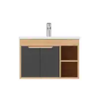 High End 32" Vanity (Nuvo Oak-Anthracite)