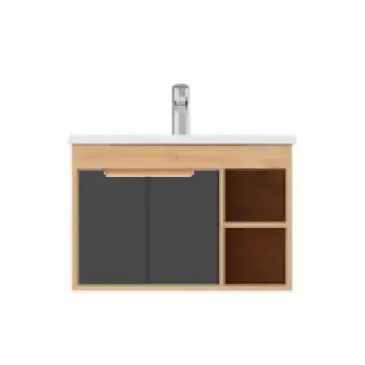 High End 32" Vanity (Nuvo Oak-Anthracite), View more