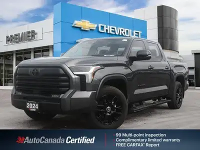 Discover unmatched versatility and comfort in this 2024 Toyota Tundra Limited Hybrid, arriving in st...