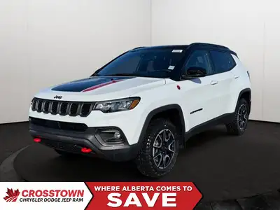 This 2026 JEEP COMPASS TRAILHAWK 4X4 has the following options Prem Cloth/Leather Trim Bucket Seats,...