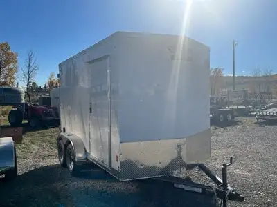 2023 B10-7x12 Cargo Standard Features (2) 3500# spring axles - ST205/75R15D tires - Silver mod wheel...