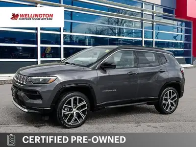 Beautiful Baltic Gray Metallic 2024 Jeep Compass Limited 4X4, 8-Speed Automatic, 2.0L 4 Cylinder Tur...
