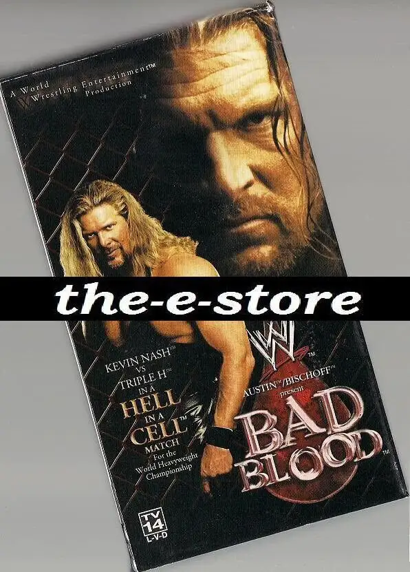 Wrestling VHS/DVD 2003 - BAD BLOOD. WWE/WWF/WCW/NWA/TNA/UFC.