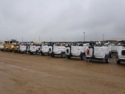 Visit www.globalpower.ca for larger photos and more details! Various Light Tower makes and models of...