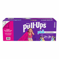 Huggies Pull-Ups Plus Training Pants 2T - 3T Girl, 128-pack New