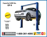 GP9 Two post hoist Auto lift Hydraulic Car lift 9000lbs CSA NEW