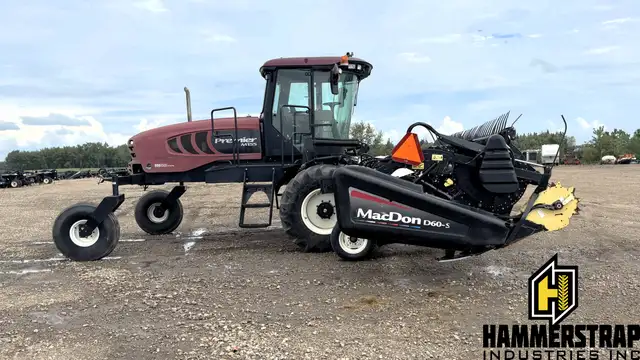 2012 MACDON M155 Swather Windrower w/ 30 Ft Draper Header  in Farming Equipment in Edmonton - Image 5
