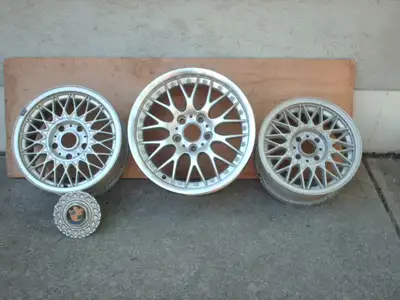 Good used O.E. single wheels for replacement: - "E30" 6.5X14, ET 20 (2 225540) $200.- - "M3" (E30) 7...