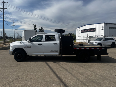 2013 Ram 3500 SLT 4x4 Crew Cab Flatbed Truck AMVIC LICENSE.. NEW ARRIVAL...... - 6 Cylinder 6.7 L Di...
