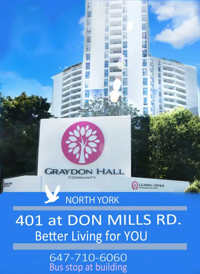 OFFER HUGE ROOM RENTAL @ 401 & DON MILLS RD.NORTH YORK