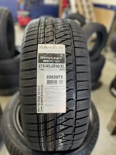 Kumho 275/45R20 XL 110W Winter Tires $1000 Prepare for winter driving with confidence using our Kumh...