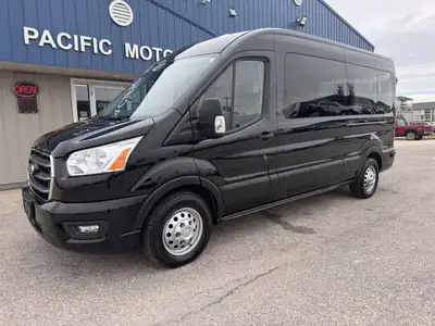2020 Ford Transit 350 AWD 8-12 Passenger Wagon for sale at Pacific Motors near Winnipeg, MB CLEAN CA...