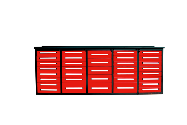 NEW STAINLESS 15 DRAWER + 2 CABINET 10 FT TOOL BENCH 1015DD2SS in Tool Storage & Benches in Regina - Image 6