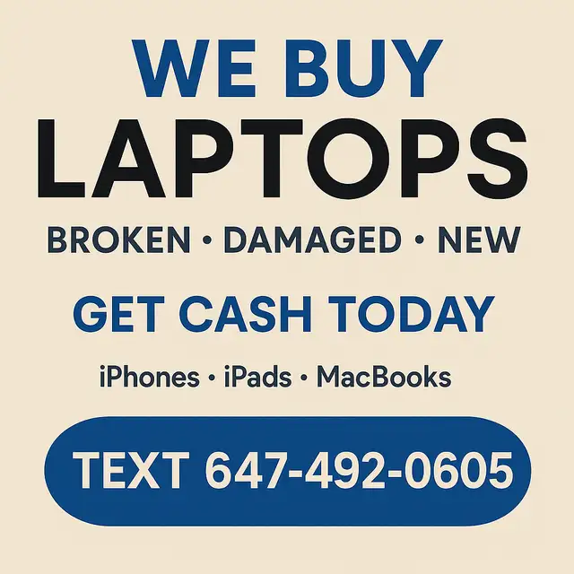 We Buy MacBooks, Laptops – Any Brand, Any Condition!628632742241301219