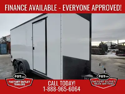 Welcome to Factory Outlet Trailers! RENTAL Cargo Mate E-Series 7x16ft Enclosed Trailer from Forest R...