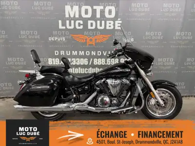 2015 Yamaha V-Star 1300 Deluxe Yamaha V-Star 1300 Deluxe 2015 40 326 KM FAIRING AVEC GPS ET HAUTS-PA...