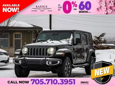 Welcome to Barrie Dodge Chrysler Jeep. The 2026 Jeep Wrangler is a new, rugged 4x4 SUV designed for...