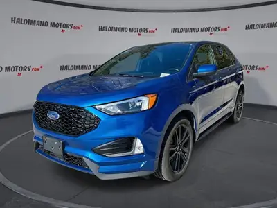 // ACCIDENT FREE!! // Meet the 2022 Ford Edge ST Line AWD at Haldimand Motors Ltd. in Cayuga. Finish...