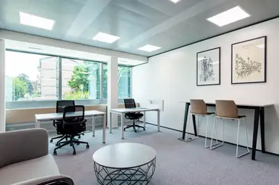 Productive workspace for three that comes with everything taken care of.Make a home for your busines...