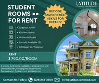 62 DORSET ST - STUDENT RENTALS AVAILABLE Kitchener / Waterloo Kitchener Area Preview