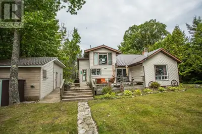 Charming waterfront home on Joe Dollar Bay in Bruce Mines, fully furnished and ready to go for seaso...