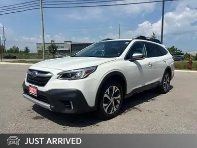 Recent Arrival! Crystal White 2021 Subaru Outback Premier AWD Lineartronic CVT 2.5L Boxer H4 DOHC 16...
