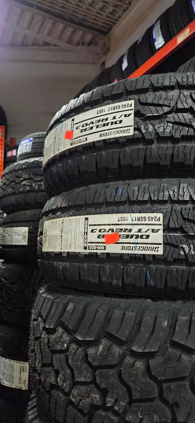 245/65R17 BRIDGESTONE	DUELER A/T REVO 3 A/S TIRES ! SET PRICE! in Tires & Rims in Markham / York Region - Image 2