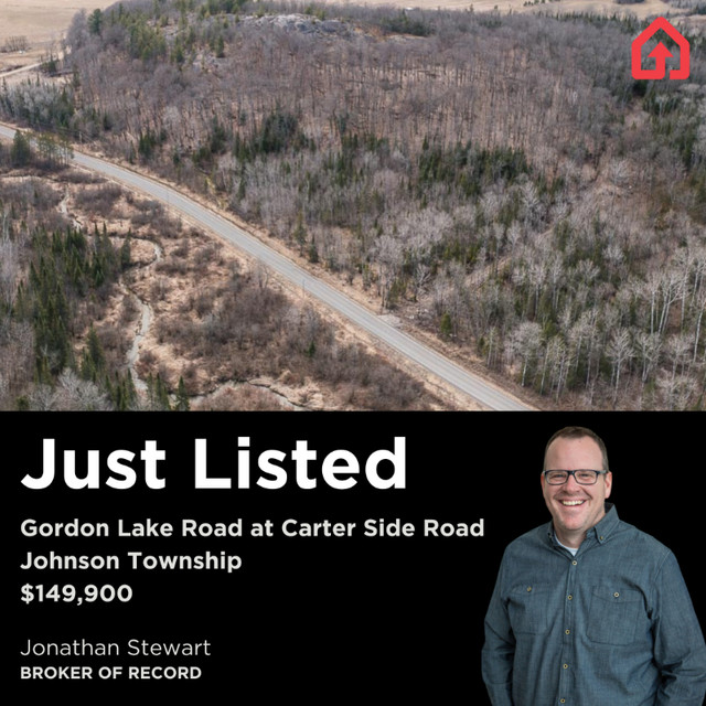 Gordon Lake Road at Carter Side Road, Johnson Township in Land for Sale in Sault Ste. Marie