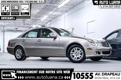 Auto Luana 2005 MERCEDES-BENZ E-Class PRENEZ UN RENDEZ-VOUS / BOOK AN APPOINTMENT (514) 327-5553 175...