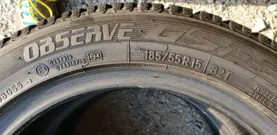 Winter is coming! 2 - Toyo 185 55R 15 snow tires. No rims. Asking $125 for both.