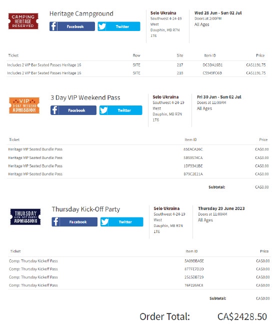 Dauphin Country Fest Other Winnipeg Kijiji