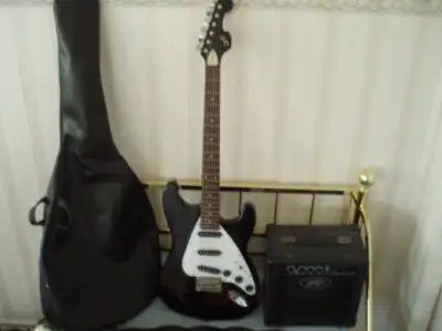ELECTRIC GUITAR AND AMPLIFIER  -- EXCELLENT  CONDITION, View more