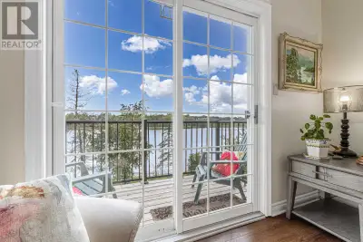 Absolute privacy on the top level with stunning 180 degree waterfront and sunset views, surrounded b...