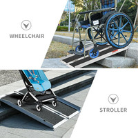 Wheelchair Ramp, NEW, Non-Slip Portable Aluminum Alloy Ramp