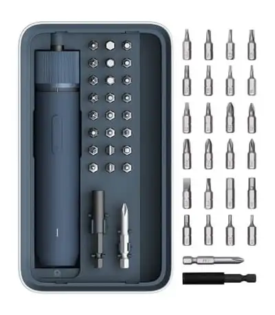HOTO Cordless Screwdriver - USB-C, LED Light, View more