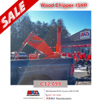 wood chipper 15 hp 4-stroke / 5" chipping capacity