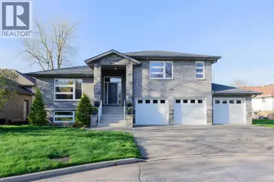 Welcome to this exceptional, custom-built executive home in the highly desirable LaSalle area! Offer...