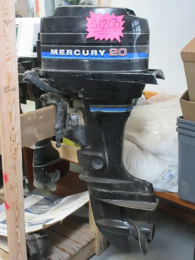 20 HP mercury outboard motor- in Powerboats & Motorboats in Prince Albert - Image 4