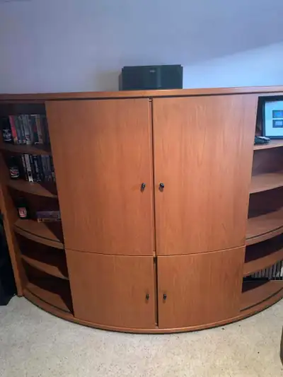 Solid Teak Entertainment Unit, View more