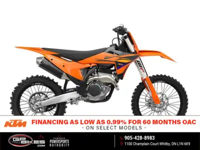 2026 KTM 250 SX-FTHE FIGHTER IN THE ORANGE CORNER The KTM 250 SX-F is a truly user-friendly package...