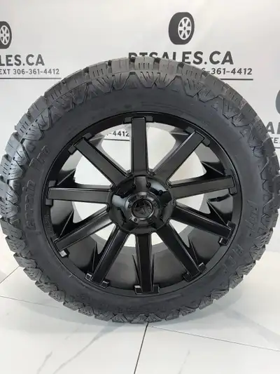 Set of four 275/55/20 Amp Pro on 20 inch Fuel Contra RIMS FITS Chevy Chevrolet Gm GMC 1500 Silverado...