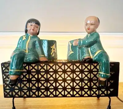 Chinoiserie Lamp Vintage lamp Oriental lamp Chinese lamp, View more